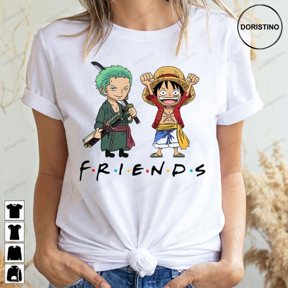 Friends Luffy And Roronoa Zoro One Piece Limited Edition T-shirts